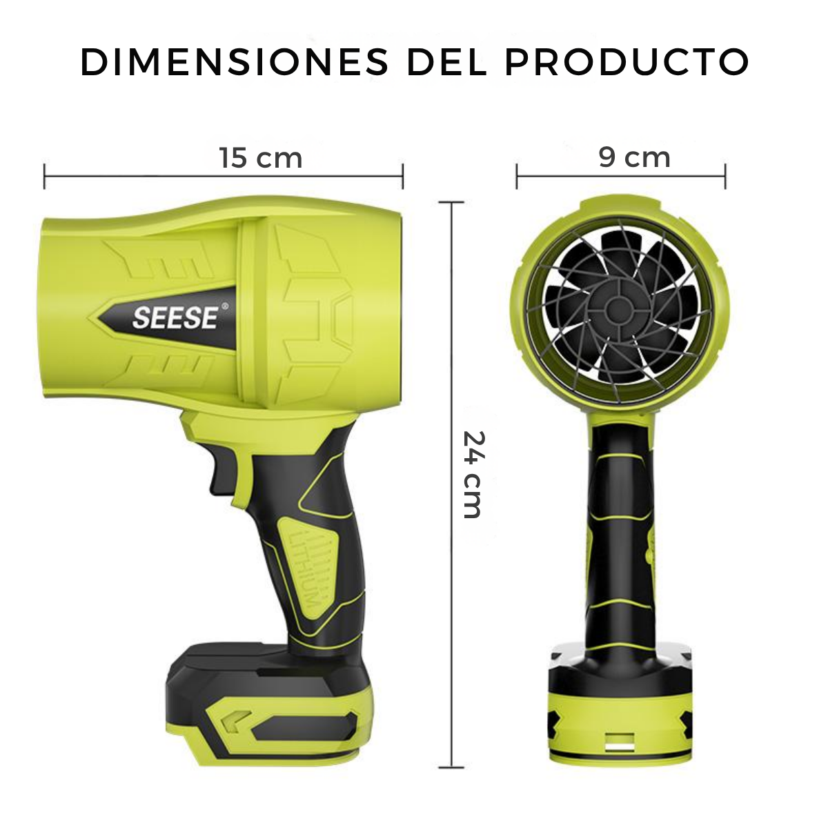 Soplador TurboJet™ - Seca tu auto y limpia tu patio en menos de 5 minutos