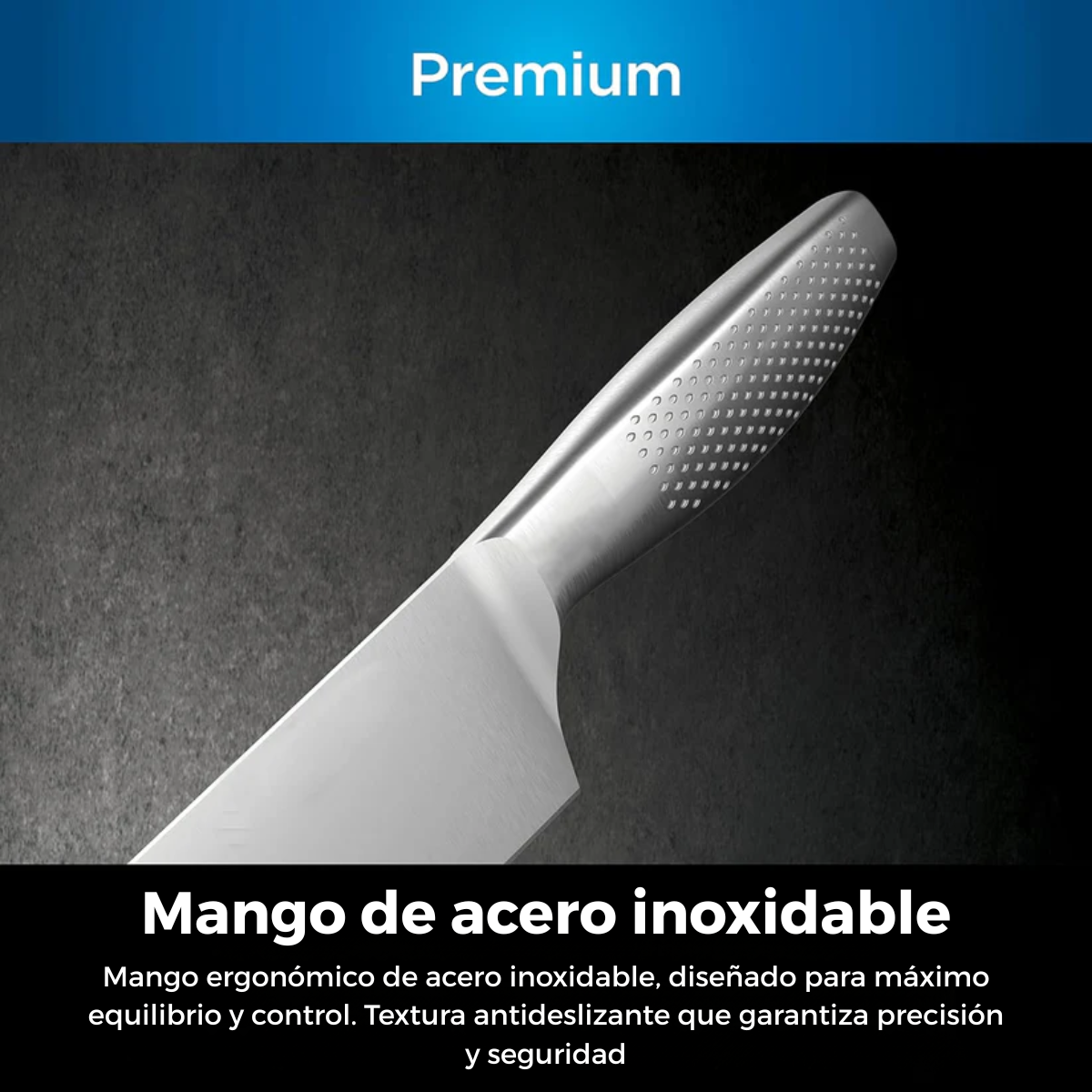 Set de cuchillos CulinaPro - Cuchillos que cortan como nuevos… siempre