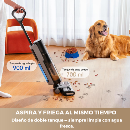 Aspiradora EverClean™ - Aspira, friega y se limpia sola. Así de fácil