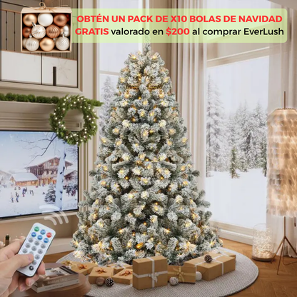 Arbol Navideño EverLush™ - El centro vivo de tu Navidad, sin fallas