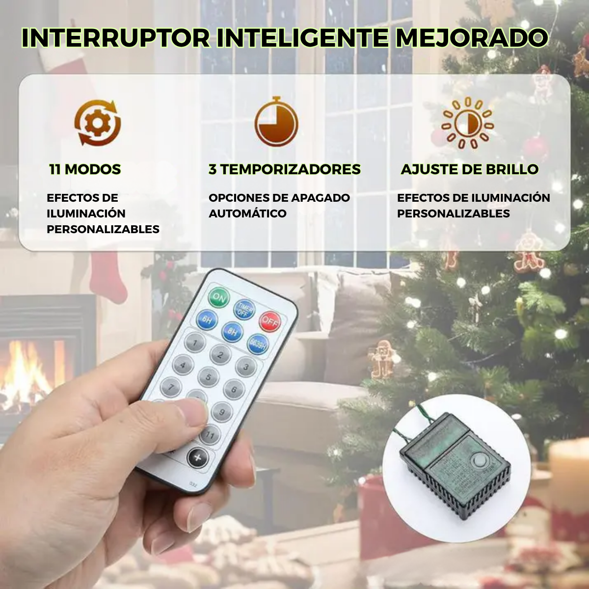 Arbol Navideño EverLush™ - El centro vivo de tu Navidad, sin fallas