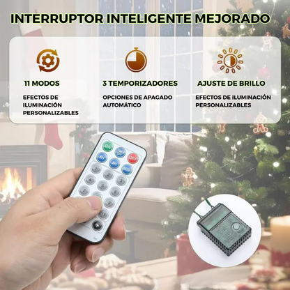 Arbol Navideño EverLush™ - El centro vivo de tu Navidad, sin fallas