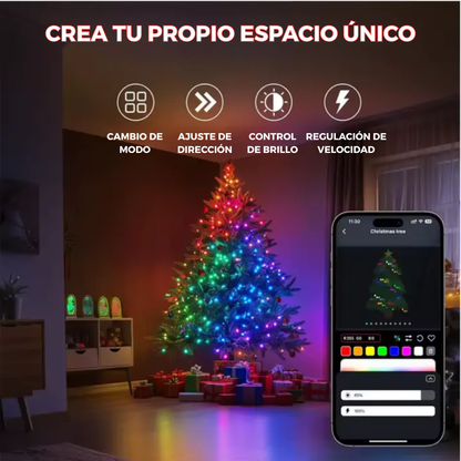 Arbol Navideño EverLush™ - El centro vivo de tu Navidad, sin fallas