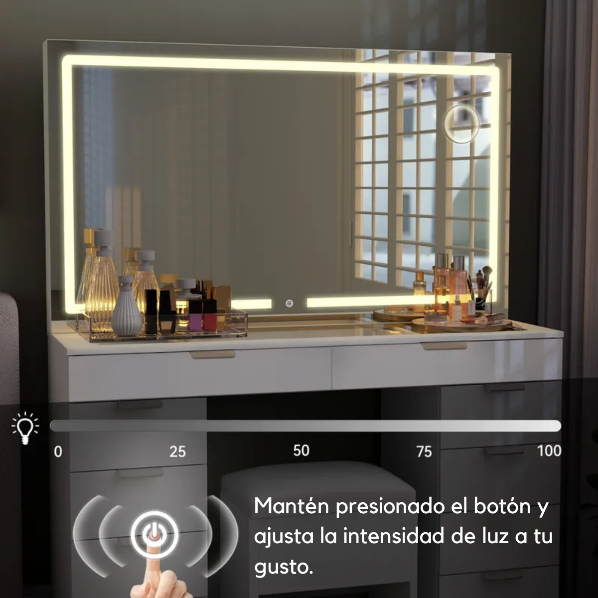 Tocador Vanity™ - Tu ritual de belleza, sin caos ni desorden