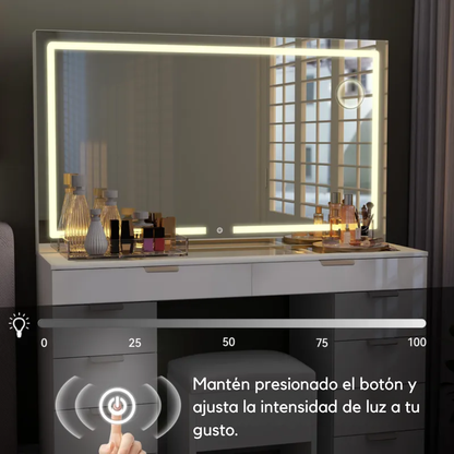 Tocador Vanity™ - Tu ritual de belleza, sin caos ni desorden