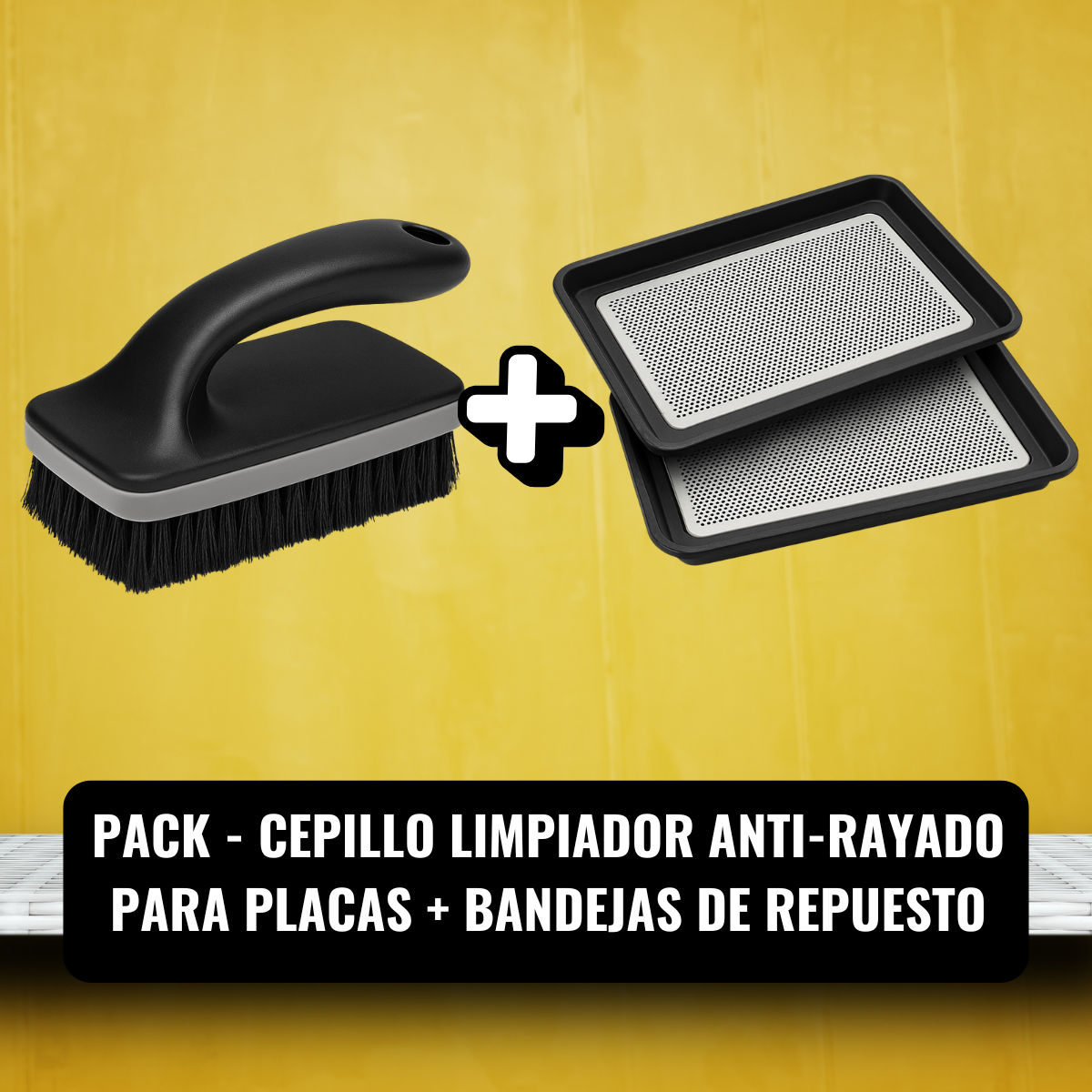 Cepillo limpiador anti-rayado para placas GrillAir™ + BANDEJAS