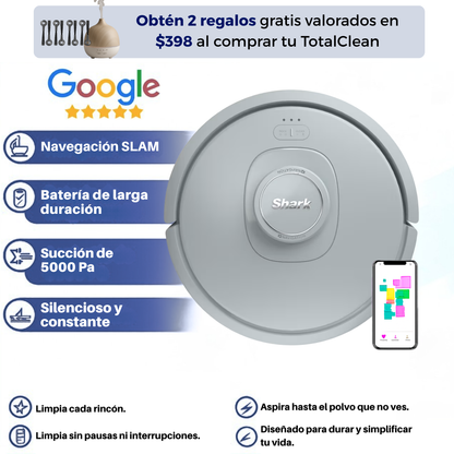 Aspiradora Robot TotalClean - Limpieza inteligente para cada rincón